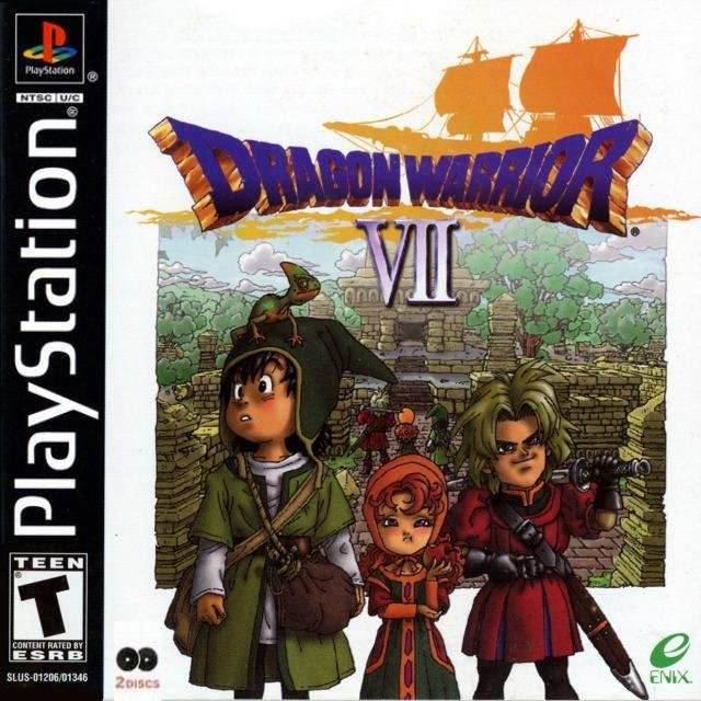 Dragon Warrior VII (Playstation) - Game Manual Only