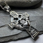 Galway Claddagh Cross Necklace