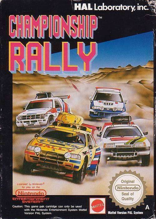 Championship Rally (Nintendo NES) - Game Manual Only