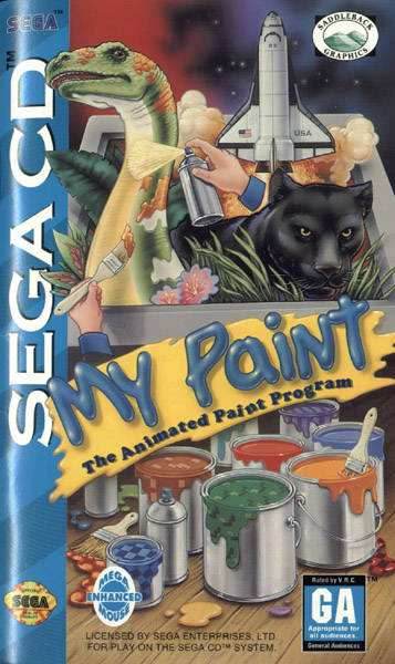 My Paint Animated Paint Program (Sega CD) - Game Manual Only