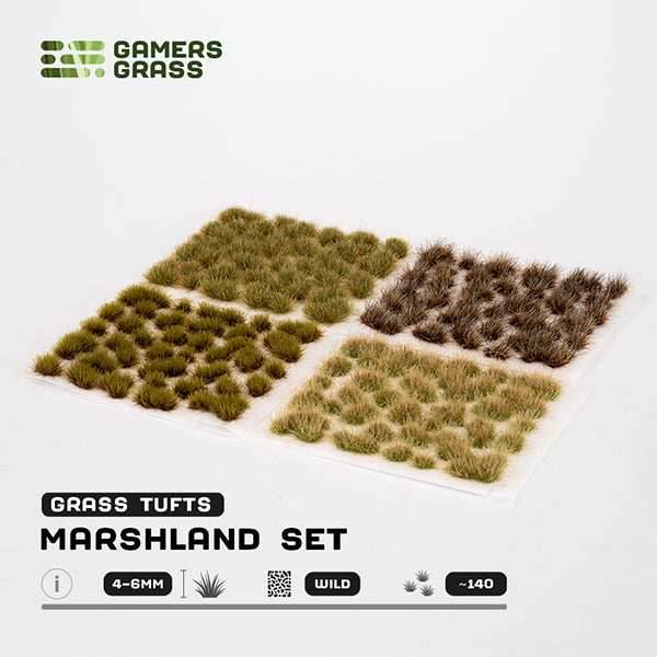 Gamers Grass Tufts: Marshland Set- Wild - 