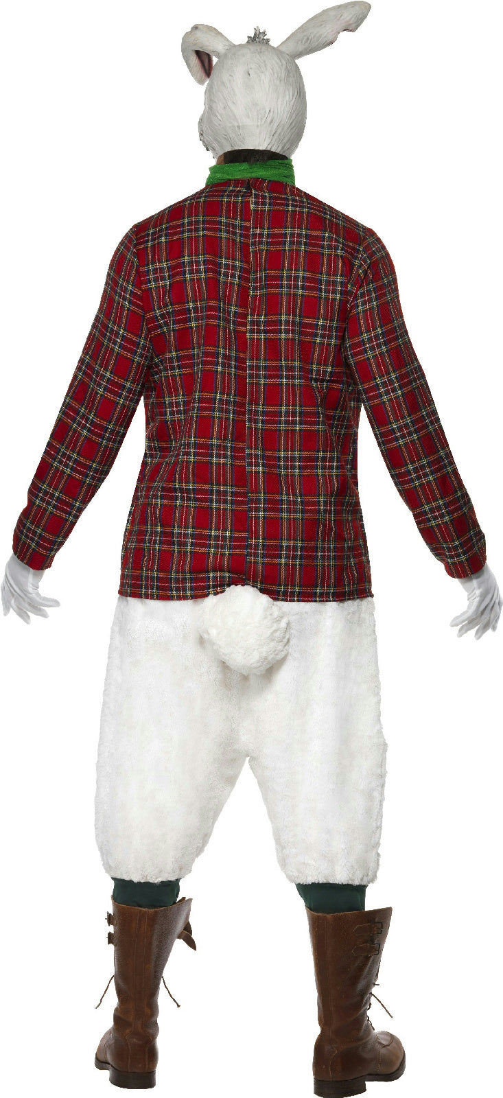 Men's Rabid Rabbit Costume Jacket Top Cravat and Trousers With Mask Size Medium