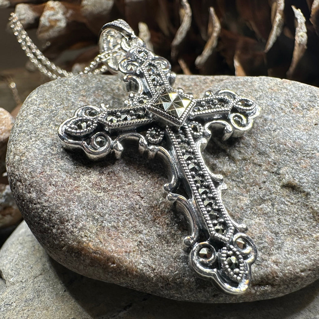 Scottish Skinnet Cross Necklace