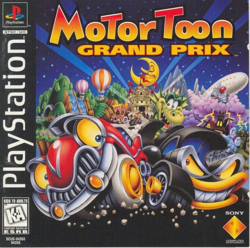 Motor Toon Grand Prix (Playstation) - Game Manual Only