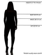 Women's Cardiac Arrest Nurse Costume - Black Minidress with Red Cross Details