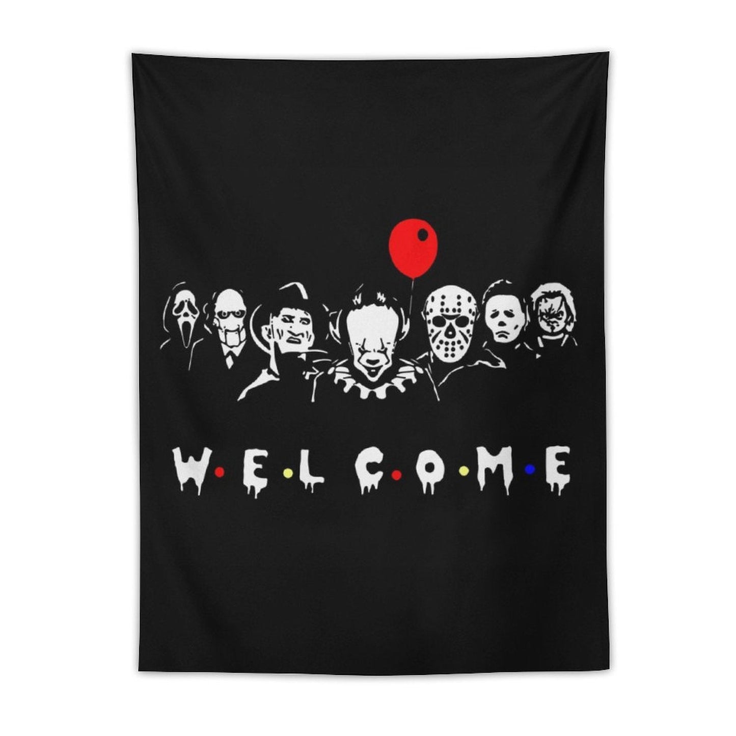 Welcome Halloween Tapestry