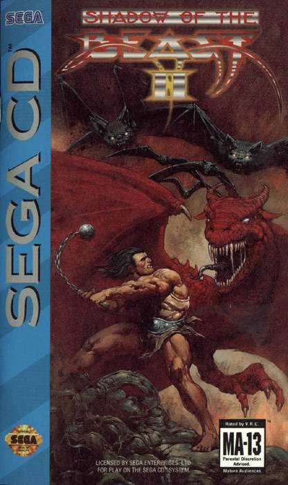 Shadow of the Beast II (Sega CD) - Game Manual Only