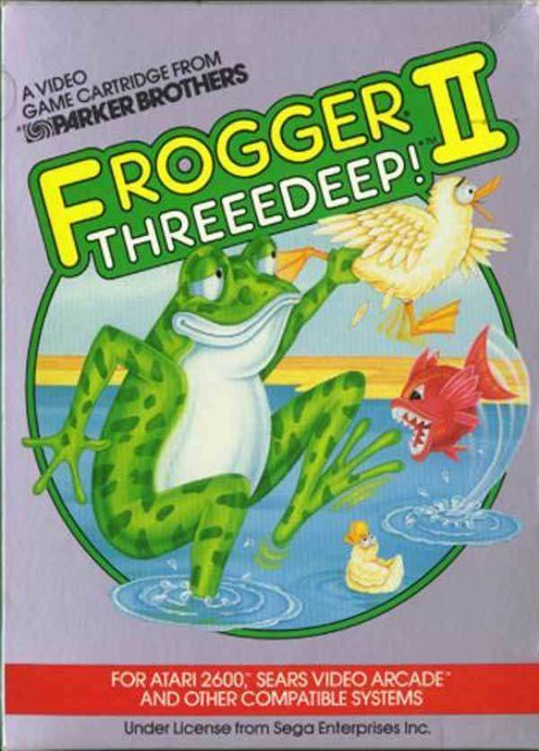 Frogger II Threeedeep! (Atari 2600) - Game Manual Only