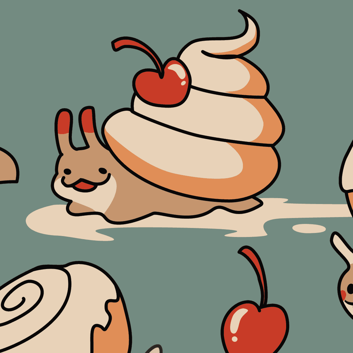 Cinnasnails Crew Socks - 