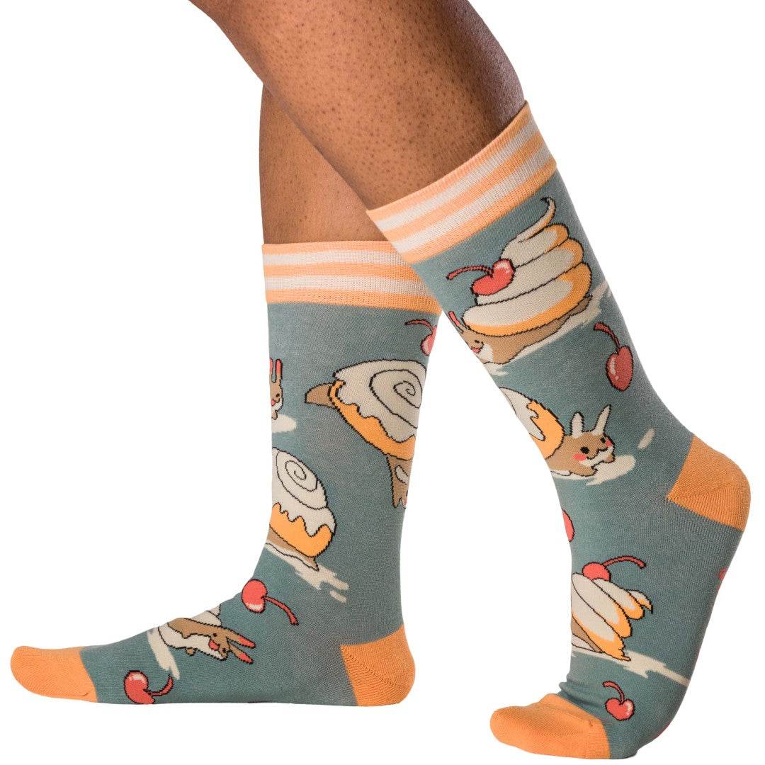 Cinnasnails Crew Socks - 