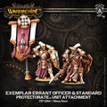 Warmachine: Protectorate of Menoth Exemplar Errant Officer & Standard - 