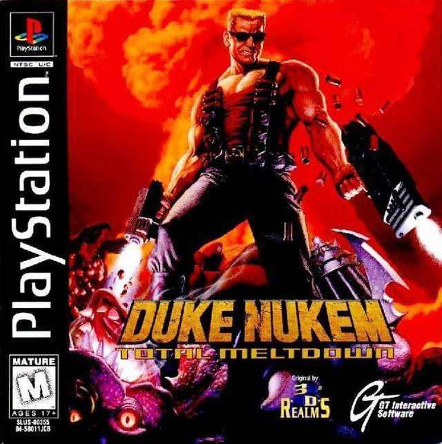 Duke Nukem Total Meltdown (Playstation) - Game Manual Only