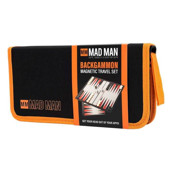 Mad Man: Magnetic Game Travel Set - Backgammon - 