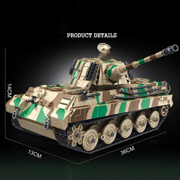WWII - Remote Controlled German King Tiger Tank - Legendary Series - Mil-Blox