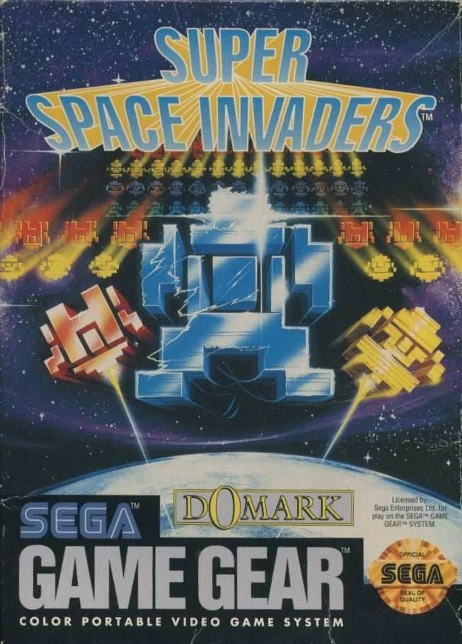 Super Space Invaders (Sega Game Gear) - Game Manual Only