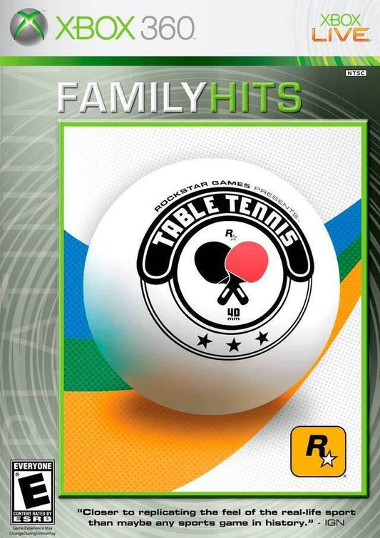 Table Tennis (Family Hits) (Xbox 360) - Game Manual Only