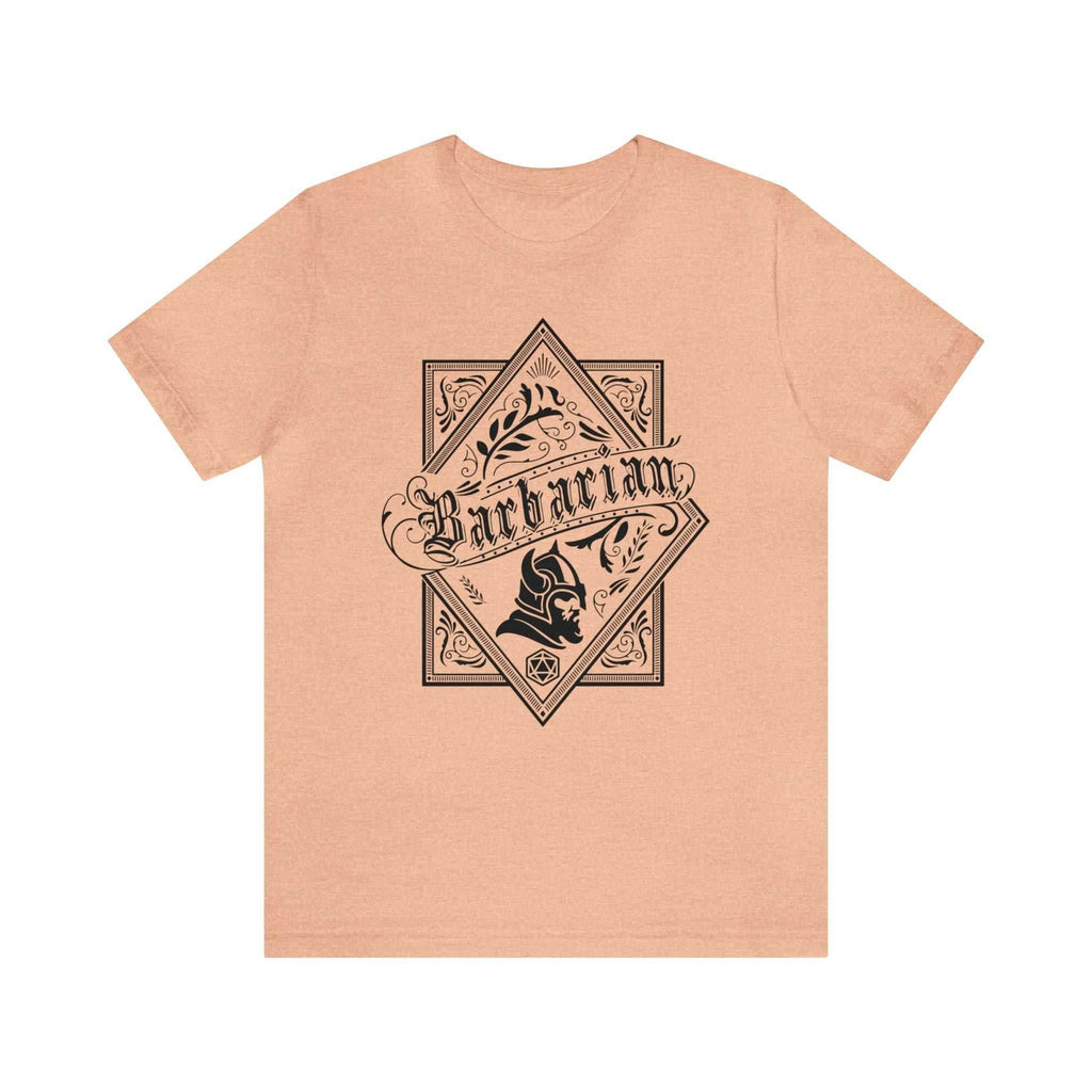 Barbarian Class Shirt - Heather Peach / S