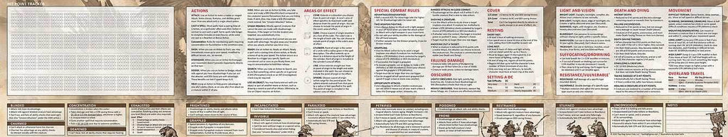 Stat Trackers - Game Master Screen - 5th Ed - 