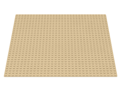32 x 32 Base Plate - Tan - Mil-Blox