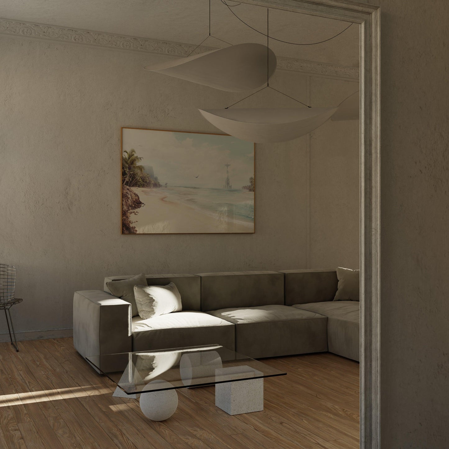 Scarif Beach Landscape Star Wars Art Print