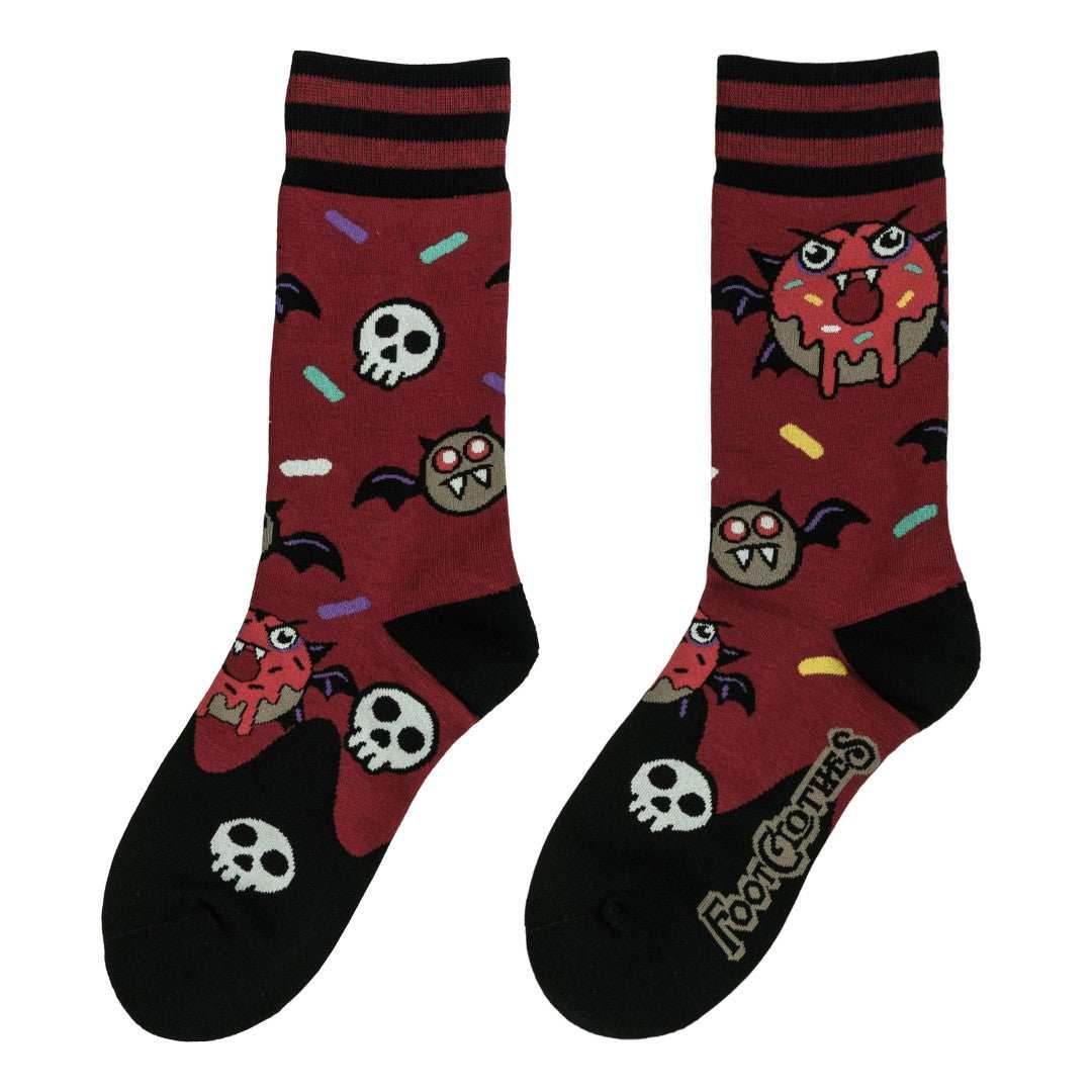 Vampire Donut Crew Socks - 
