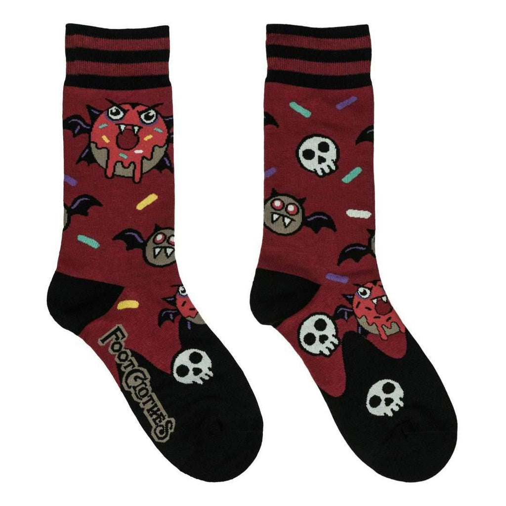 Vampire Donut Crew Socks - 
