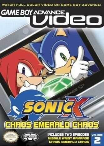 Game Boy Advance Video: Sonic X - Volume 2 (Gameboy Advance) - Game Manual Only