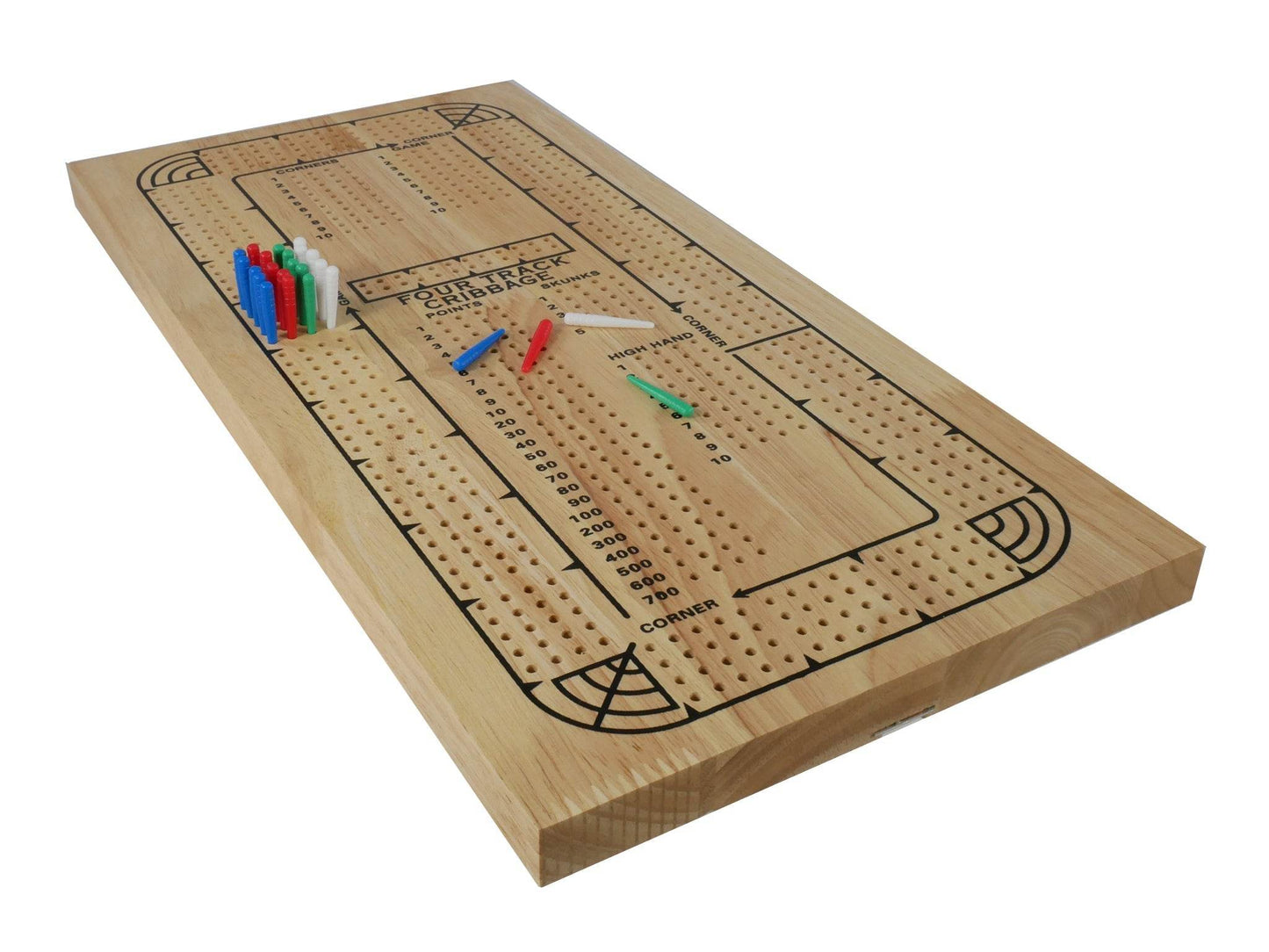 Cribbage - 4 Track Wood Cribbage - 