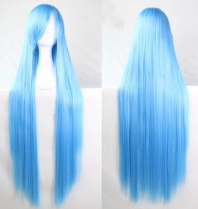 100cm Cosplay Straight Wig – Long Dyeable Party Wig | 18 Colors