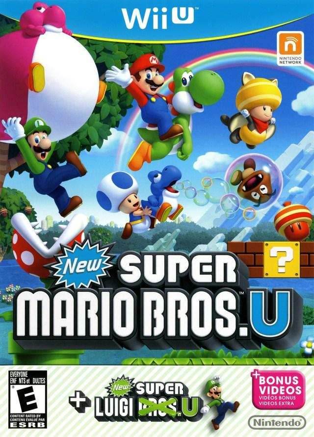 New Super Mario Bros. U + New Super Luigi U (WiiU) - Game Manual Only