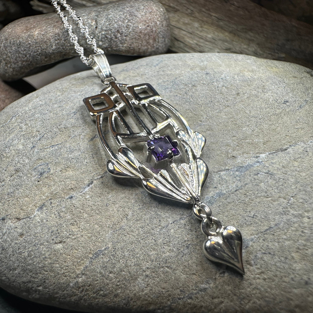 Scottish Mackintosh Thistle Necklace