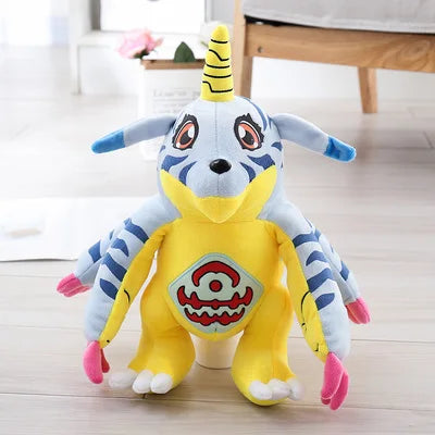 33cm Cute Anime Digimon Adventure Agumon Patamon Tailmon Gomamon Piyomon Gabumon Tentomon Palmon Action Figure Plush Doll