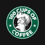 100 Cups of Coffee - Unisex / Black / S