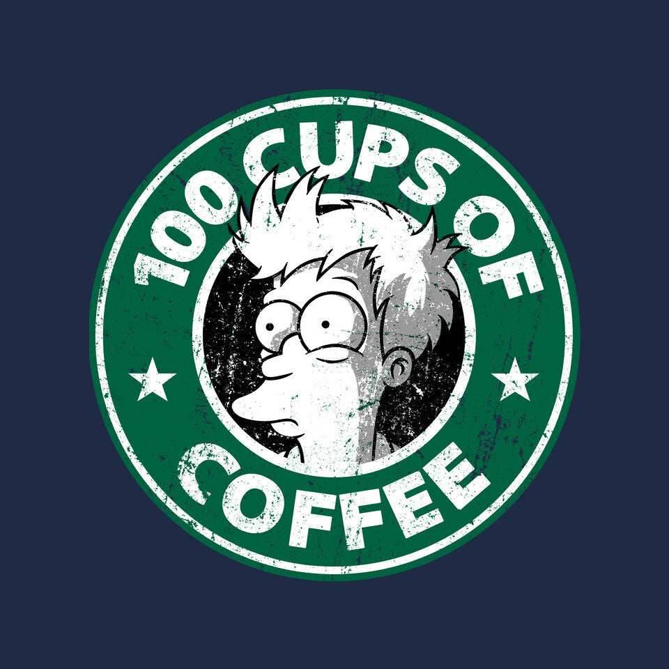 100 Cups of Coffee - Unisex / Black / S