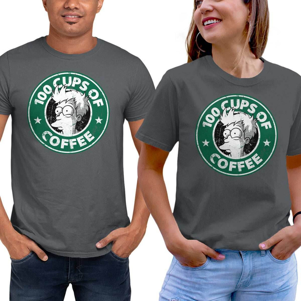 100 Cups of Coffee - Unisex / Charcoal / S