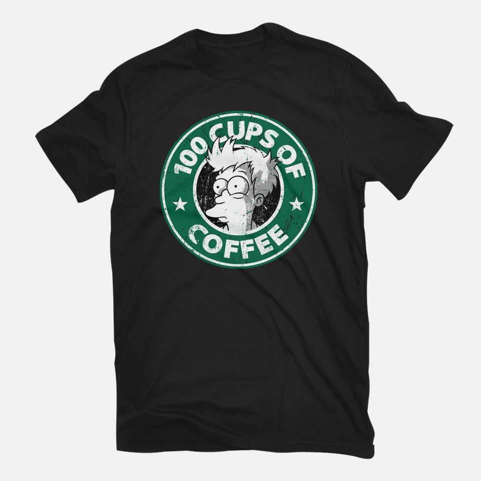 100 Cups of Coffee - Unisex / Black / S