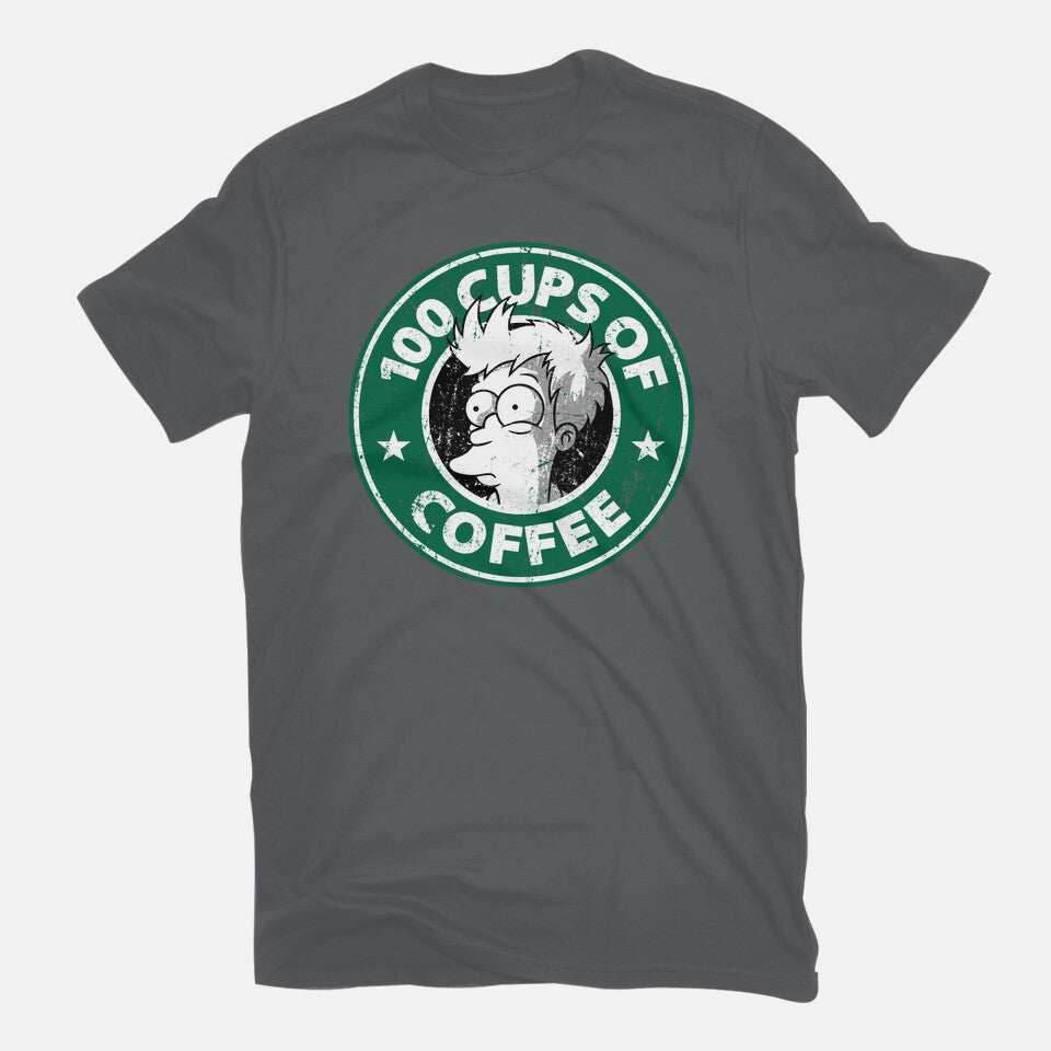 100 Cups of Coffee - Unisex / Black / S
