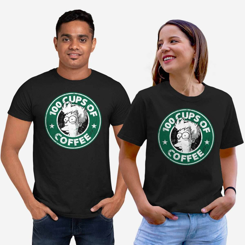 100 Cups of Coffee - Unisex / Black / S