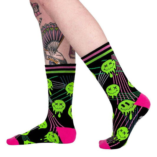 Laser BassFace Melt Supreme Crew Socks - 