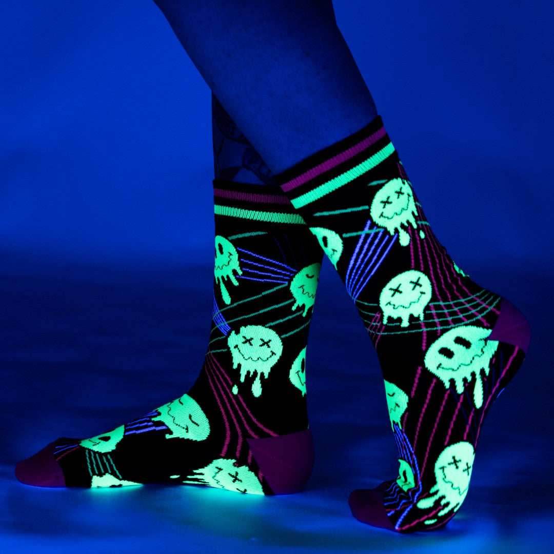 Laser BassFace Melt Supreme Crew Socks - 