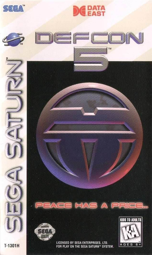 DEFCON 5 (Sega Saturn) - Game Manual Only