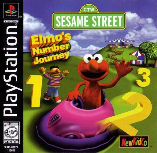 Elmo's Number Journey (Playstation) - Game Manual Only