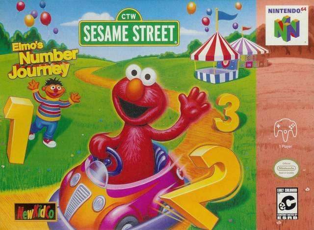 Elmo's Number Journey (Nintendo 64) - Game Manual Only
