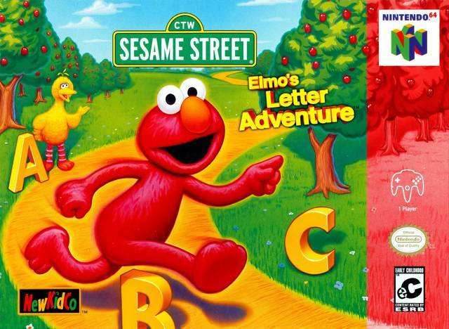 Elmo's Letter Adventure (Nintendo 64) - Game Manual Only