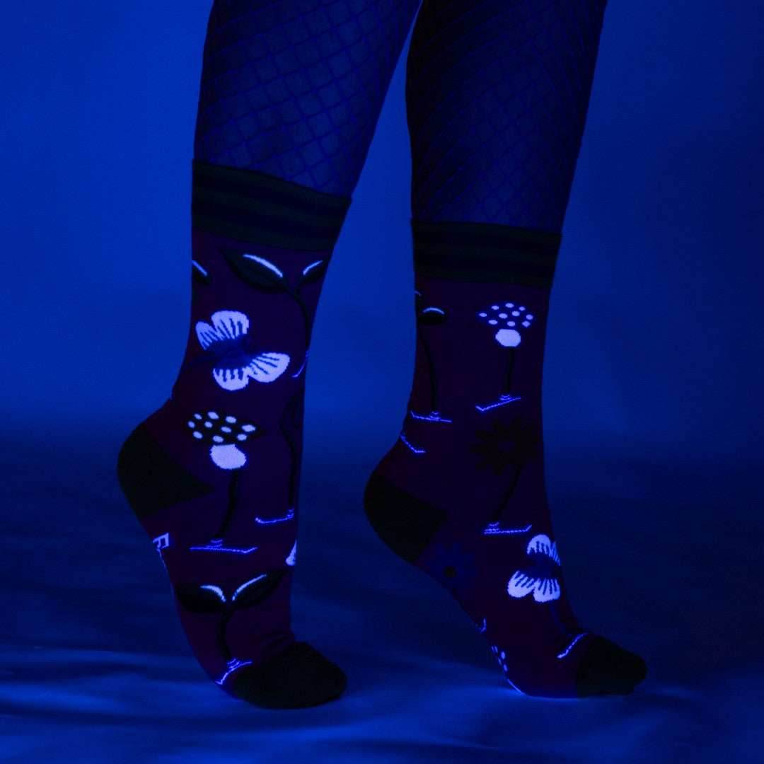 Trippy Clippies Crew Socks - 