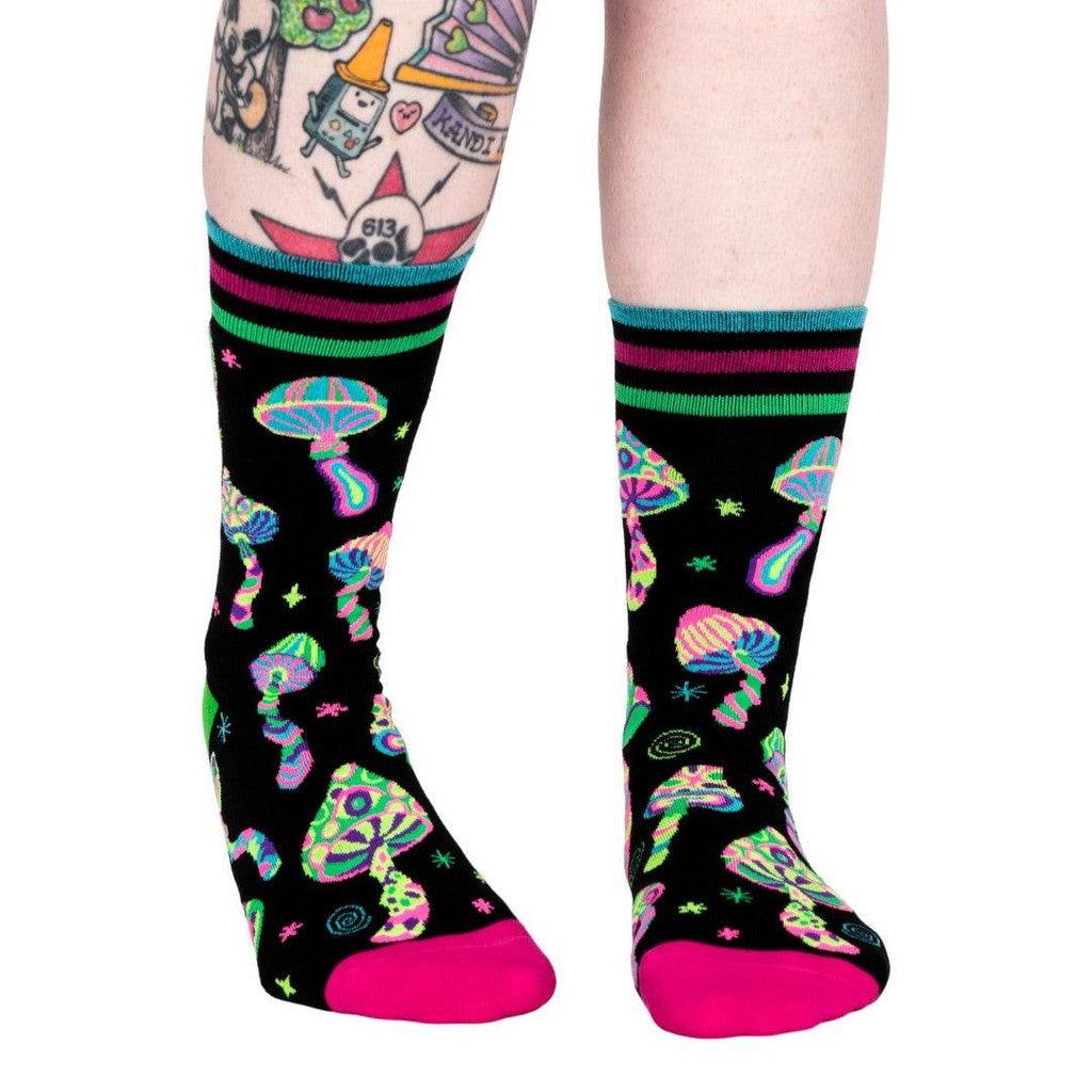 Funky Fungi Crew Socks - 