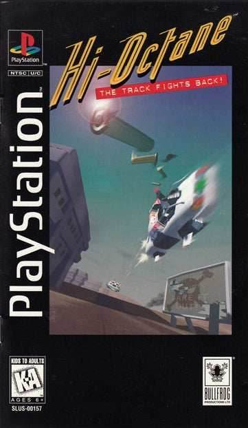 Hi-Octane: The Track Fights Back! (Playstation) - Game Manual Only