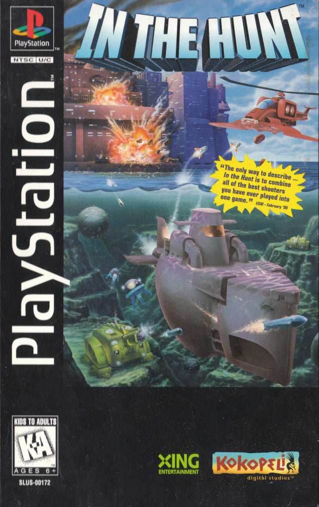 In the Hunt (Playstation) - Game Manual Only