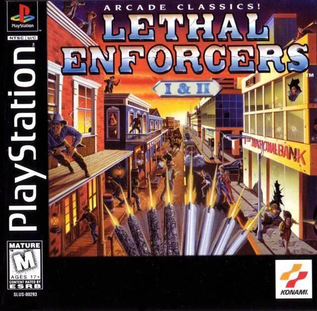 Lethal Enforcers I & II (Playstation) - Game Manual Only