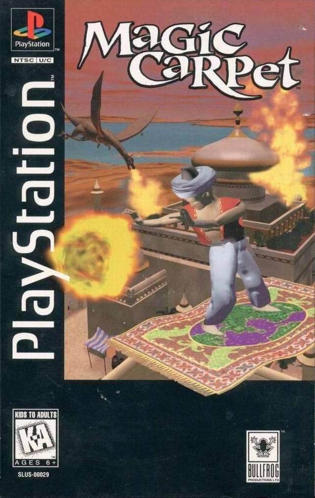Magic Carpet (Playstation) - Game Manual Only